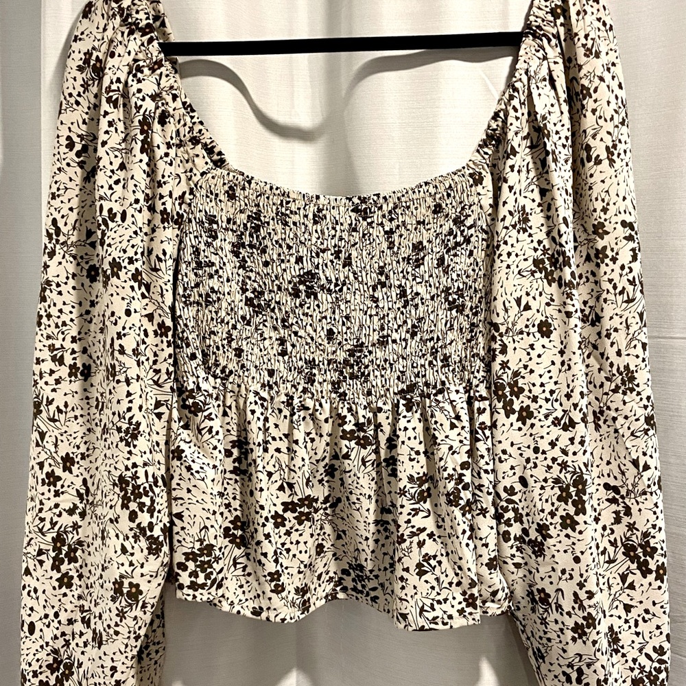 Floral crop top